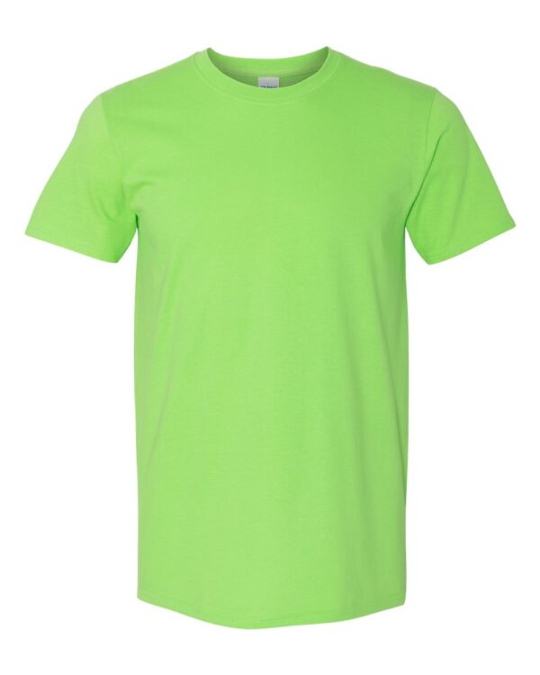 Lime Front High Gildan Softstyle T-Shirt