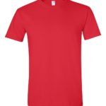 red Front High Front High Gildan Softstyle T-Shirt