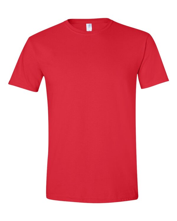 red Front High Front High Gildan Softstyle T-Shirt