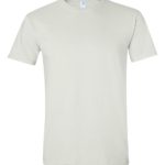 White Front High Gildan Softstyle T-Shirt