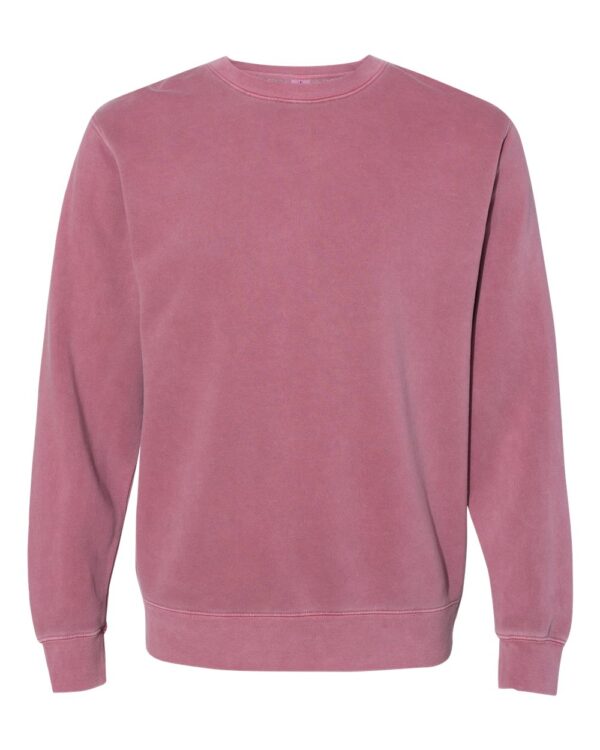 Pigment Maroon front High Independent; Heavyweight Pigment-Dyed Sweatshirt