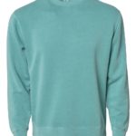 Pigment Mint Front High Independent; Heavyweight Pigment-Dyed Sweatshirt