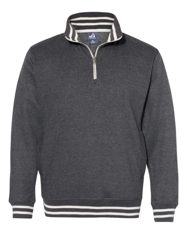 Black Front High J. America Relay Fleece Quarter-Zip Sweatshirt