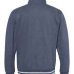 Navy Front High J. America Relay Fleece Quarter-Zip Sweatshirt