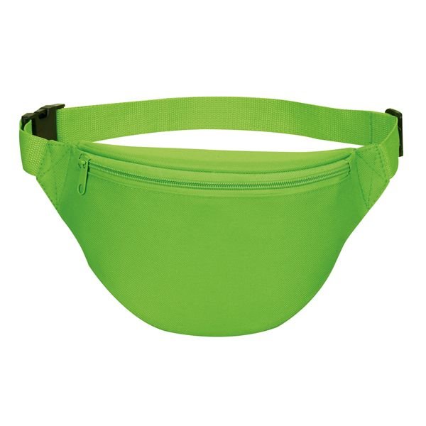 Apple Green Zipper Fanny Pack
