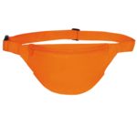 Neon-Orange zipper fanny Pack