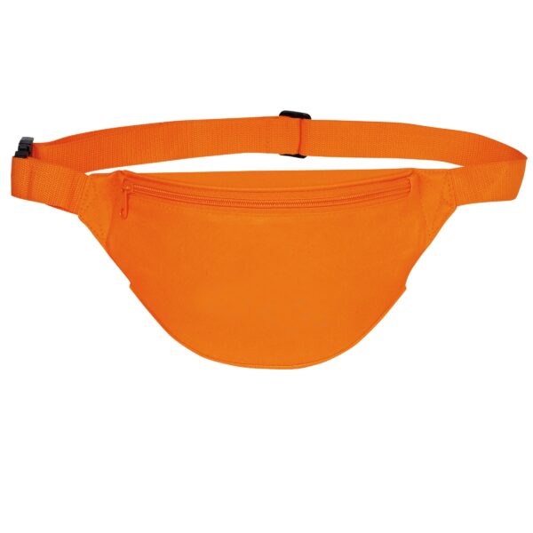 Neon-Orange zipper fanny Pack