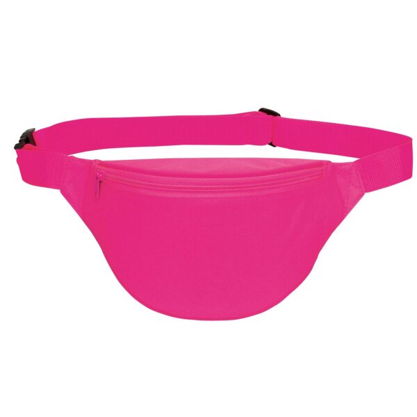 Neon Pink Zipper fanny pack