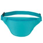 Teal Green Zipper Fanny Pack