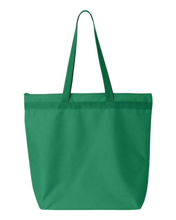 Kelly Front High Liberty Bags; Recycled Zippered Tote