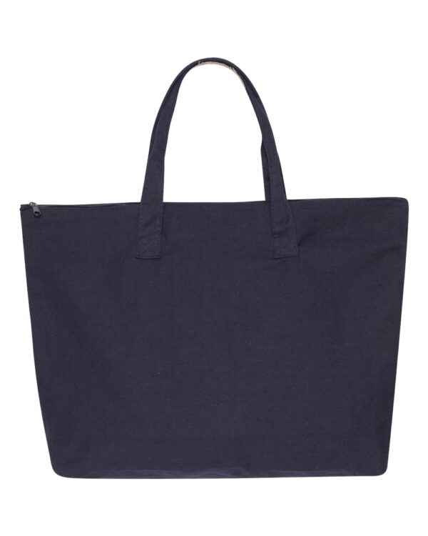 Navy Front High Liberty Bags Canvas Tote