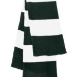 Rugby-Striped Knit Scarf