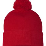 Sportsman Pom Pom Knit Beanie