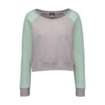 MV Sports; Camila Cropped Colorblock Crew-Neck Sweatshirt