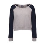 MV Sports; Camila Cropped Colorblock Crew-Neck Sweatshirt
