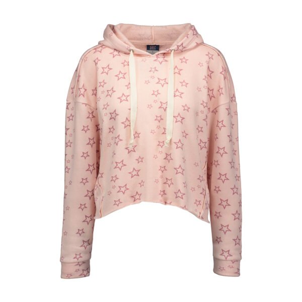 MV Sports Starry Cropped Hooded Sweatshirt