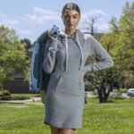 MV Sports Susie Hooded Sweatshirt Dress