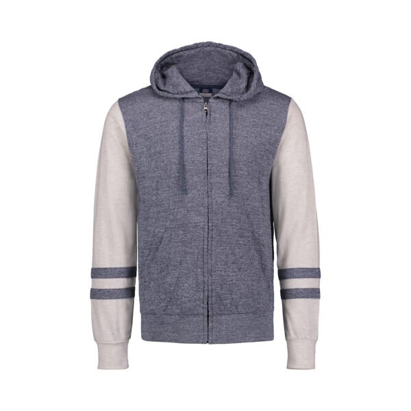 MV Sports Leo Slub Full Zip Sweatshirt