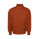 Orange tea MV Sports Fundamental Fleece Quarter Zip Sweatshirt