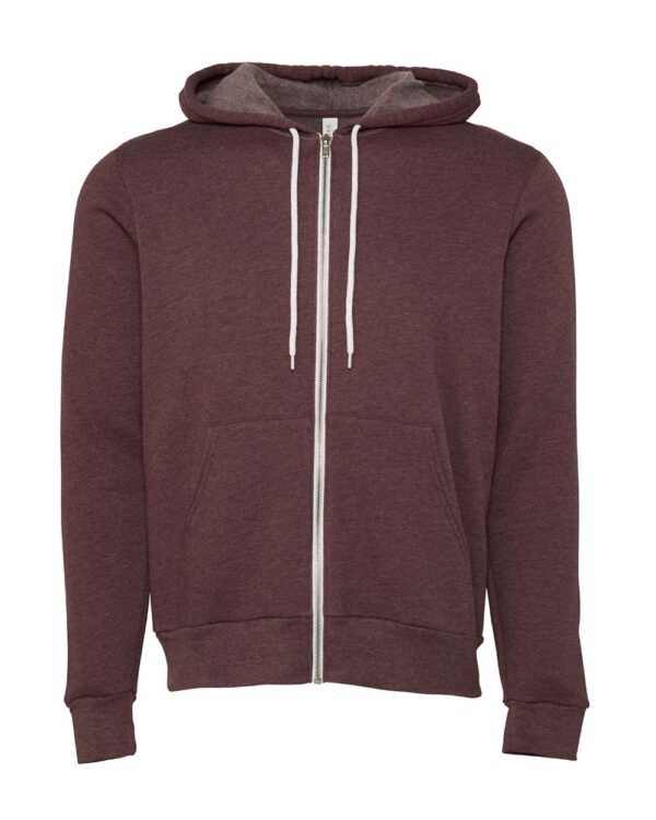 BELLA + CANVAS Unisex Sponge Fleece Full-Zip Hoodie