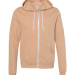 BELLA + CANVAS Unisex Sponge Fleece Full-Zip Hoodie