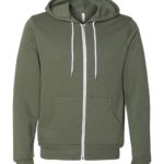 BELLA + CANVAS Unisex Sponge Fleece Full-Zip Hoodie