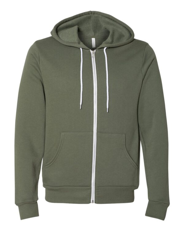 BELLA + CANVAS Unisex Sponge Fleece Full-Zip Hoodie