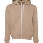 BELLA + CANVAS Unisex Sponge Fleece Full-Zip Hoodie