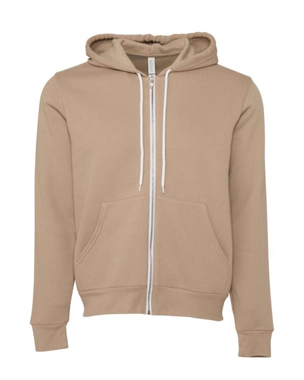 BELLA + CANVAS Unisex Sponge Fleece Full-Zip Hoodie