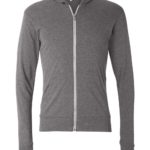 BELLA + CANVAS Unisex Triblend Full-Zip Lightweight Hoodie