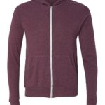 BELLA + CANVAS Unisex Triblend Full-Zip Lightweight Hoodie