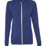BELLA + CANVAS Unisex Triblend Full-Zip Lightweight Hoodie
