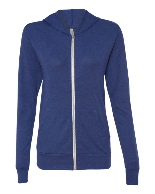 BELLA + CANVAS Unisex Triblend Full-Zip Lightweight Hoodie