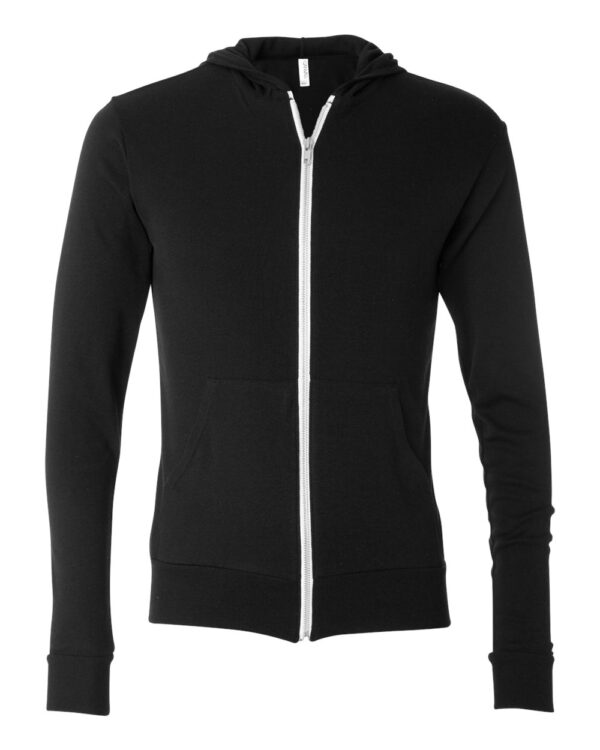 BELLA + CANVAS Unisex Triblend Full-Zip Lightweight Hoodie