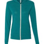 BELLA + CANVAS Unisex Triblend Full-Zip Lightweight Hoodie