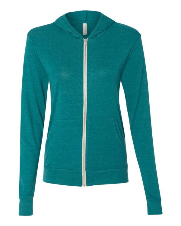 BELLA + CANVAS Unisex Triblend Full-Zip Lightweight Hoodie