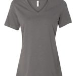 BELLA + CANVAS Women’s Relaxed Jersey V-Neck T-Shirt