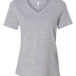 BELLA + CANVAS Women’s Relaxed Jersey V-Neck T-Shirt