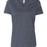 BELLA + CANVAS Women’s Relaxed Jersey V-Neck T-Shirt