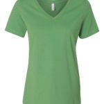 BELLA + CANVAS Women’s Relaxed Jersey V-Neck T-Shirt