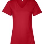 BELLA + CANVAS Women’s Relaxed Jersey V-Neck T-Shirt