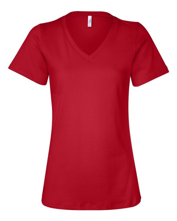 BELLA + CANVAS Women’s Relaxed Jersey V-Neck T-Shirt