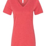 BELLA + CANVAS Women’s Relaxed Jersey V-Neck T-Shirt