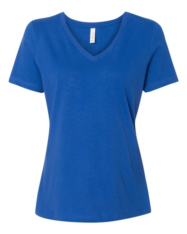 BELLA + CANVAS Women’s Relaxed Jersey V-Neck T-Shirt
