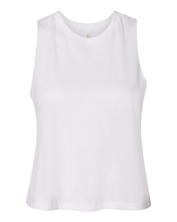 BELLA + CANVAS Women's Racerback Cropped Tank