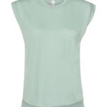 BELLA + CANVAS Women’s Flowy Muscle T-Shirt With Rolled Cuffs