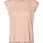 BELLA + CANVAS Women’s Flowy Muscle T-Shirt With Rolled Cuffs