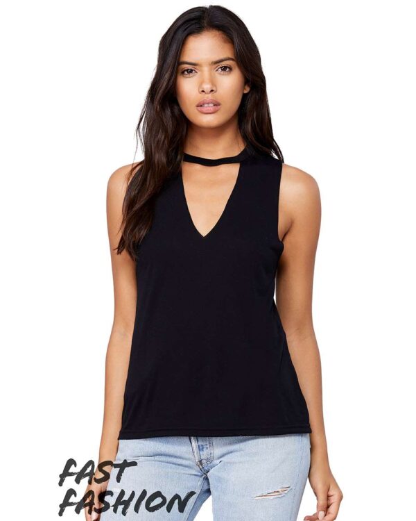 BELLA + CANVAS Women’s Flowy Cut-Neck Tank