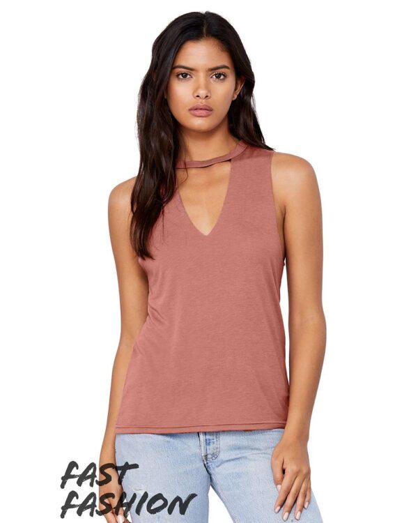 BELLA + CANVAS Women’s Flowy Cut-Neck Tank