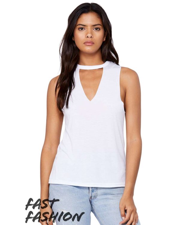 BELLA + CANVAS Women’s Flowy Cut-Neck Tank